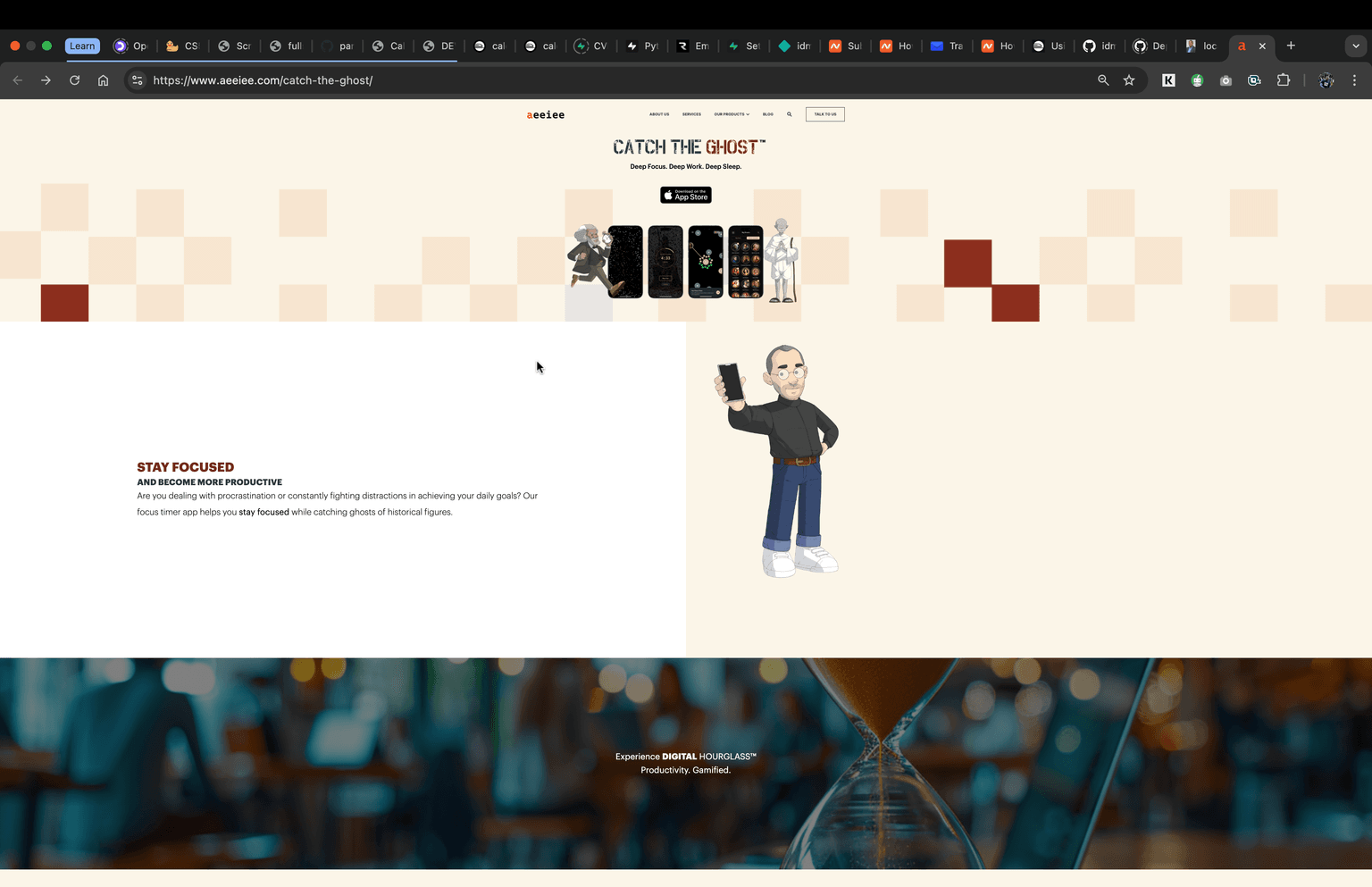 Screenshot or preview of Catch The Ghost App project